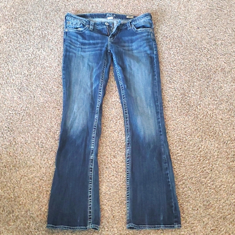 Silver jeans 31/35 suki boot cut